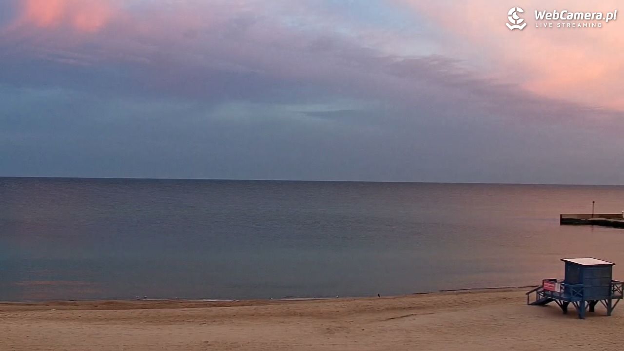 NIECHORZE - widok na plażę i morze - 29 wresień 2026, 06:54