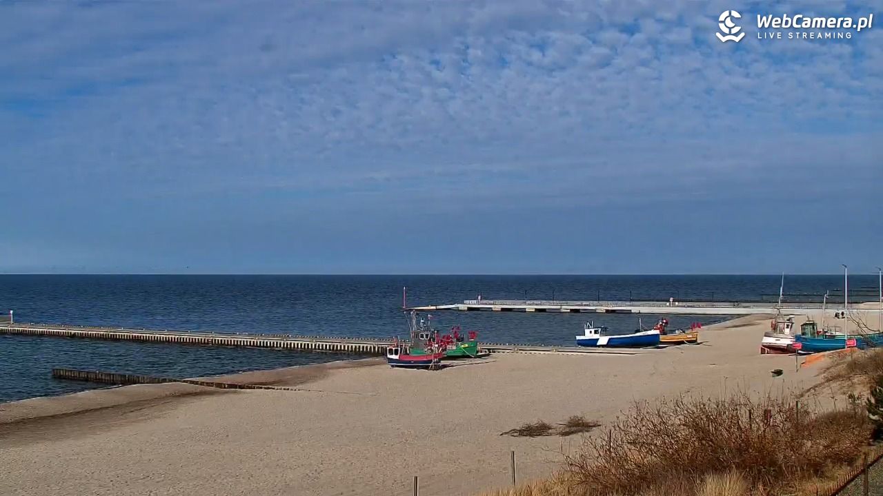 NIECHORZE - widok na plażę i morze - 02 kwiecień 2026, 17:05