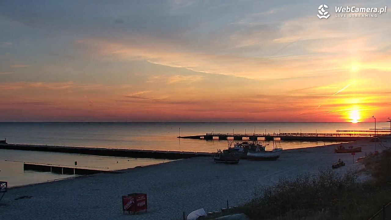 NIECHORZE - widok na plażę i morze - 15 sierpień 2026, 05:38