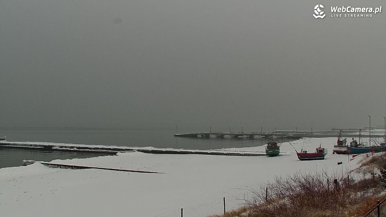 NIECHORZE - widok na plażę i morze - 11 luty 2026, 07:26