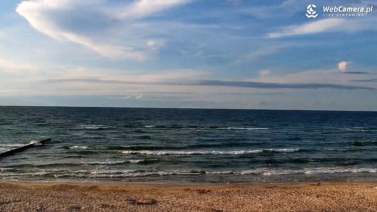 NIECHORZE - widok na plażę i morze - 16 sierpień 2026, 19:06