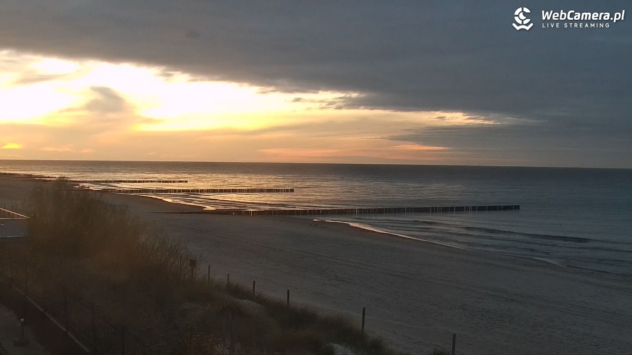 NIECHORZE - widok na plażę i morze - 04 listopad 2025, 16:43