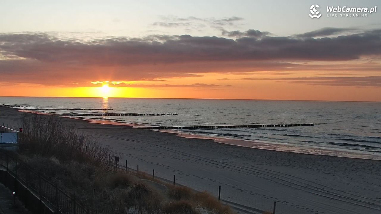 NIECHORZE - widok na plażę i morze - 31 marzec 2026, 19:23