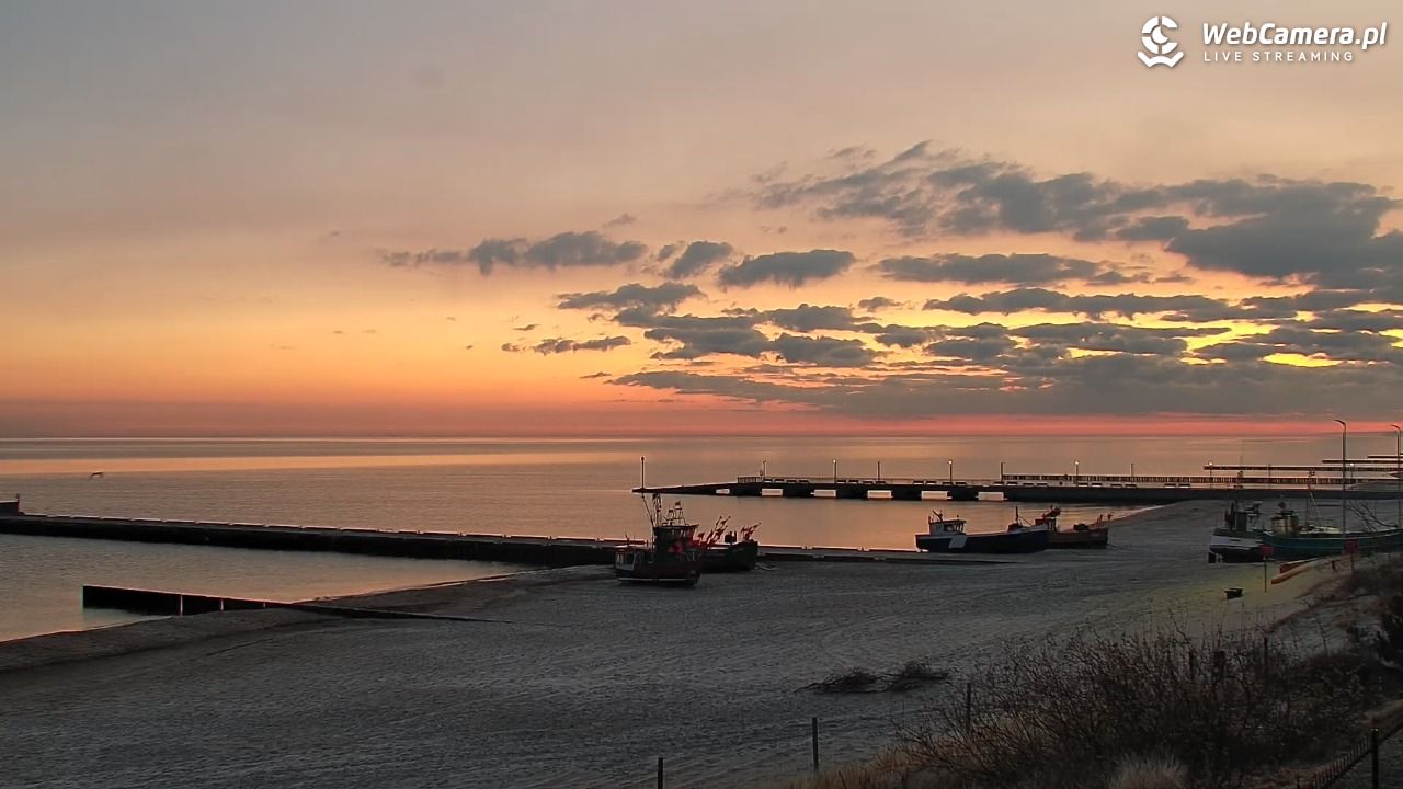NIECHORZE - widok na plażę i morze - 02 kwiecień 2026, 06:11