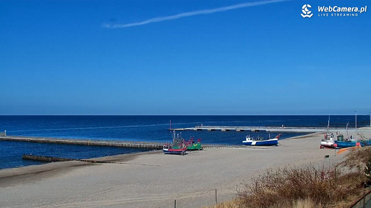 NIECHORZE - widok na plażę i morze - 30 marzec 2026, 16:25