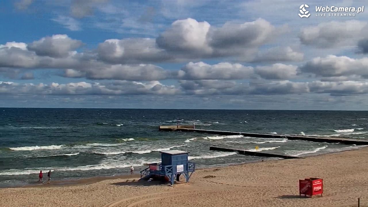 NIECHORZE - widok na plażę i morze - 16 sierpień 2026, 09:35