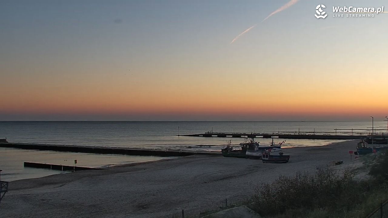 NIECHORZE - widok na plażę i morze - 28 wresień 2026, 06:47