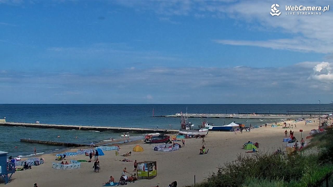 NIECHORZE - widok na plażę i morze - 01 sierpień 2025, 14:14
