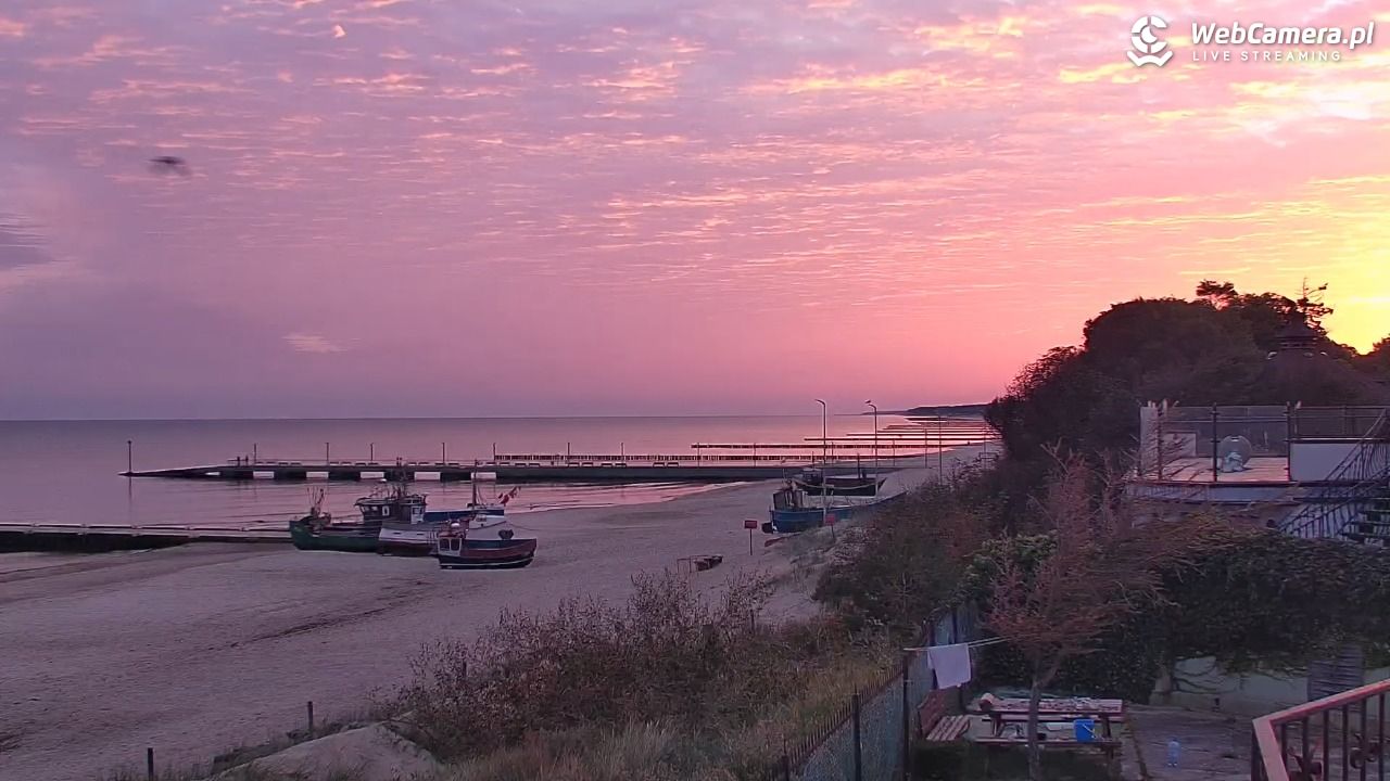 NIECHORZE - widok na plażę i morze - 29 wresień 2026, 06:52