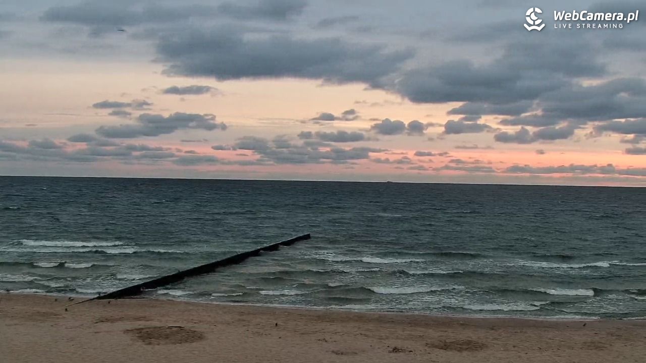 NIECHORZE - widok na plażę i morze - 16 sierpień 2026, 05:33