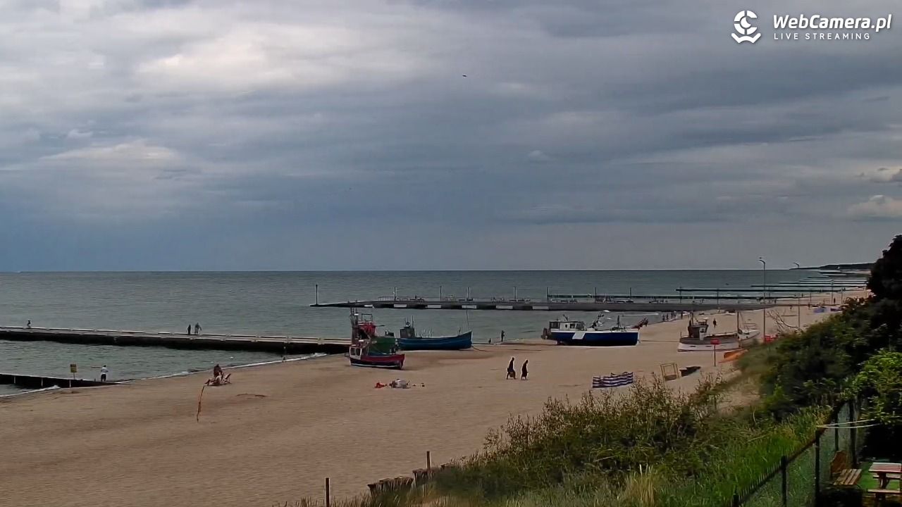 NIECHORZE - widok na plażę i morze - 02 lipiec 2026, 17:01