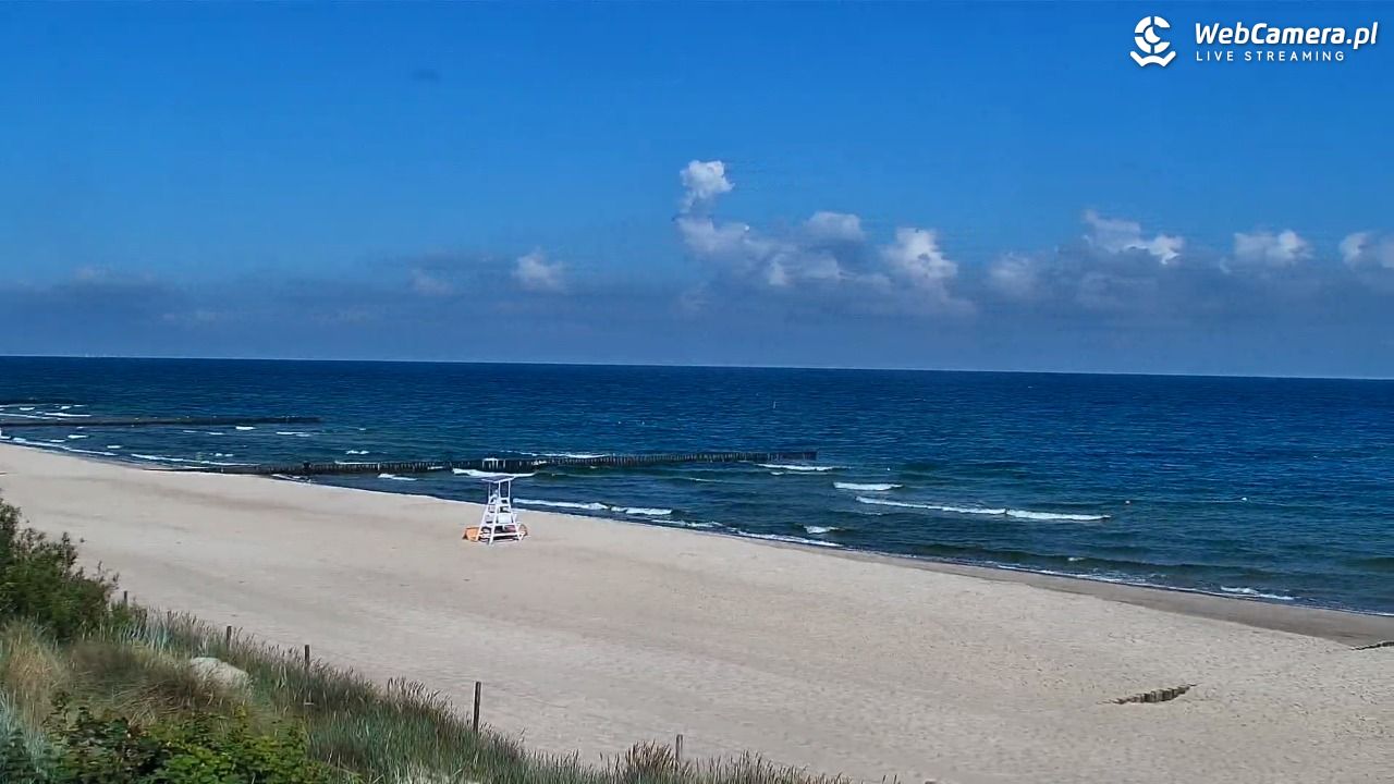 NIECHORZE - widok na plażę i morze - 02 lipiec 2026, 09:16