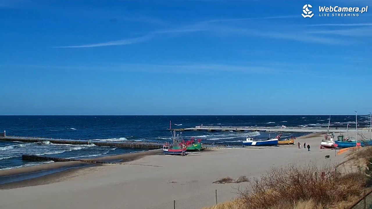 NIECHORZE - widok na plażę i morze - 04 kwiecień 2026, 16:40