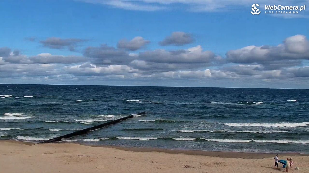 NIECHORZE - widok na plażę i morze - 16 sierpień 2026, 10:11