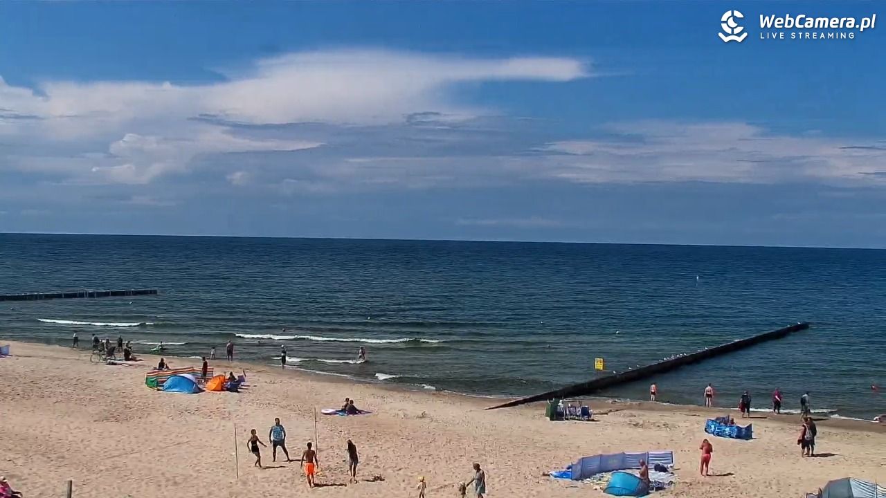 NIECHORZE - widok na plażę i morze - 01 sierpień 2025, 14:40