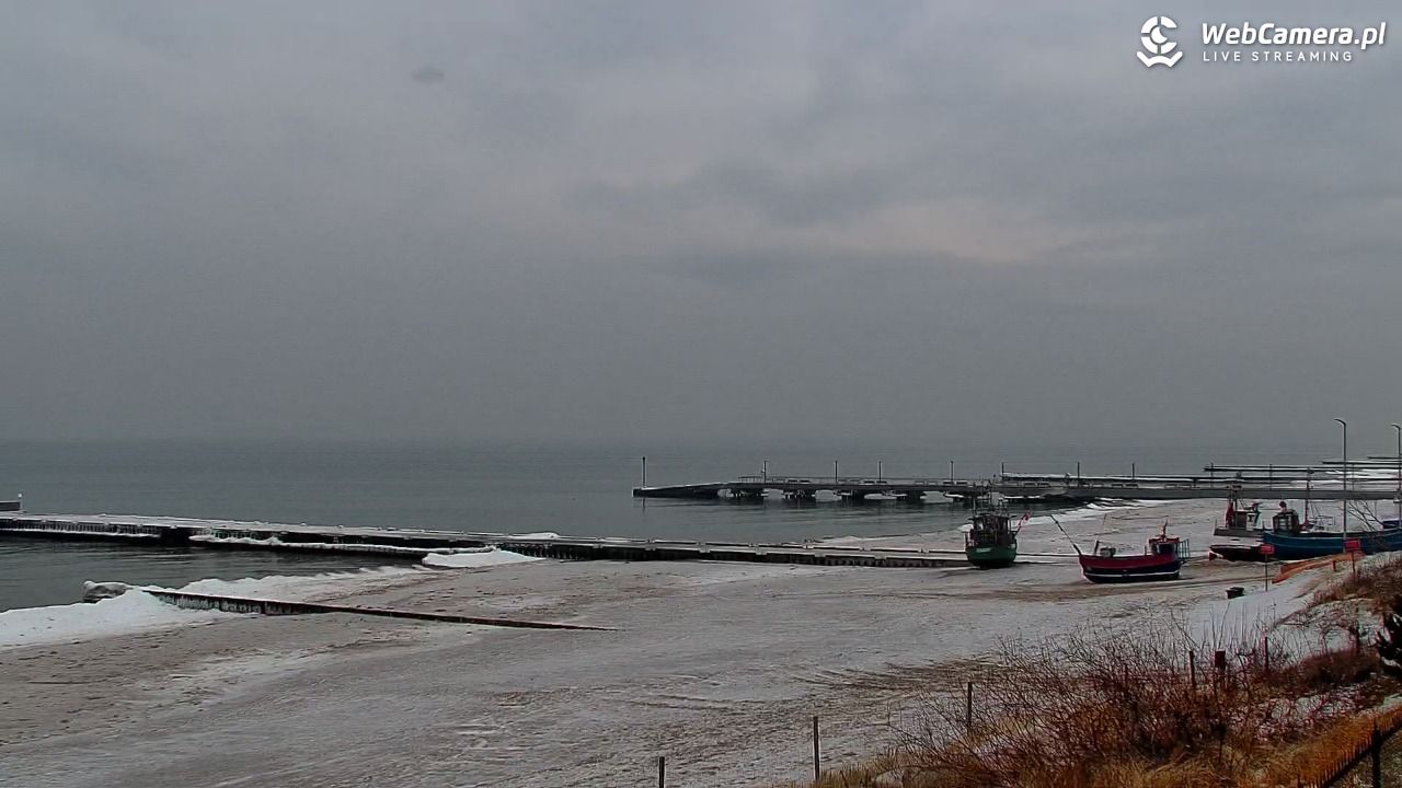 NIECHORZE - widok na plażę i morze - 10 luty 2026, 15:39