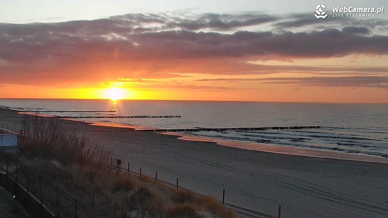 NIECHORZE - widok na plażę i morze - 31 marzec 2026, 19:27
