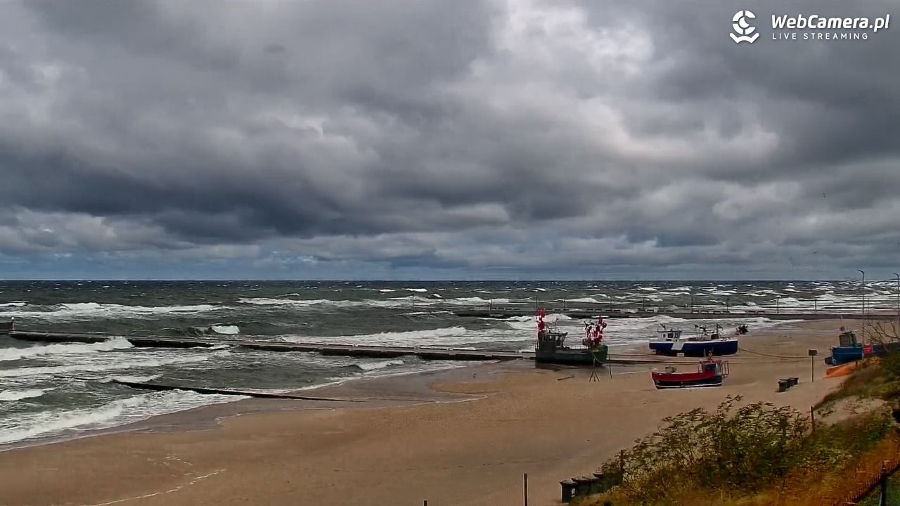 NIECHORZE - widok na plażę i morze - 15 maj 2025, 12:29