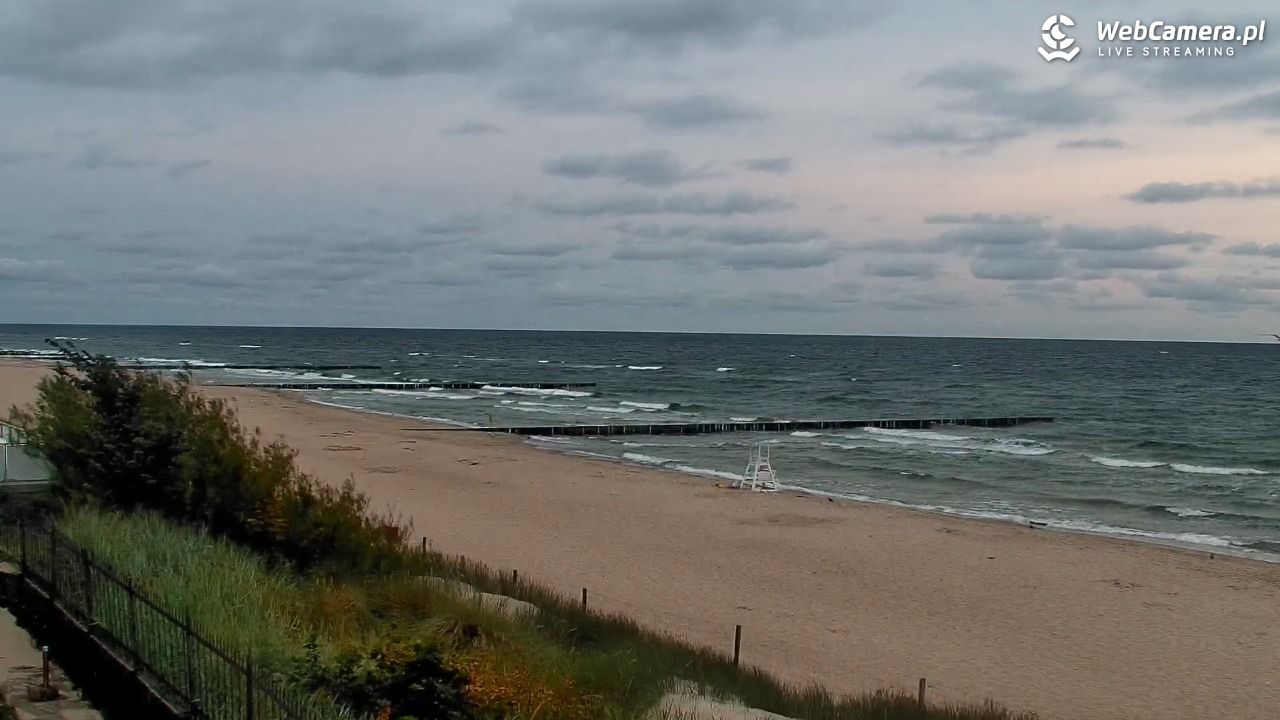NIECHORZE - widok na plażę i morze - 16 sierpień 2026, 05:31