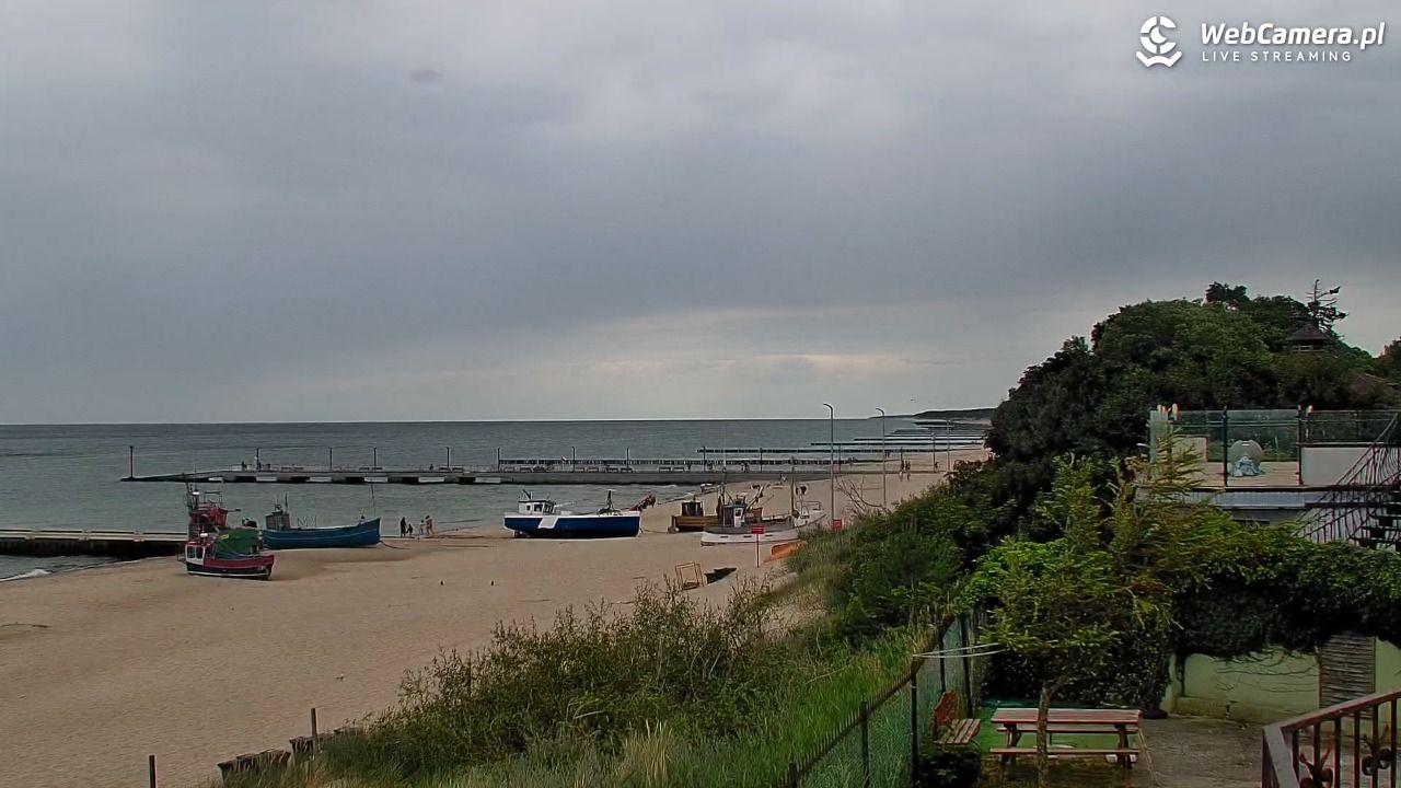 NIECHORZE - widok na plażę i morze - 02 lipiec 2026, 18:18