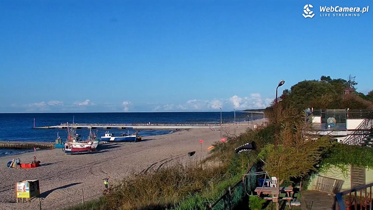 NIECHORZE - widok na plażę i morze - 15 wresień 2025, 18:02