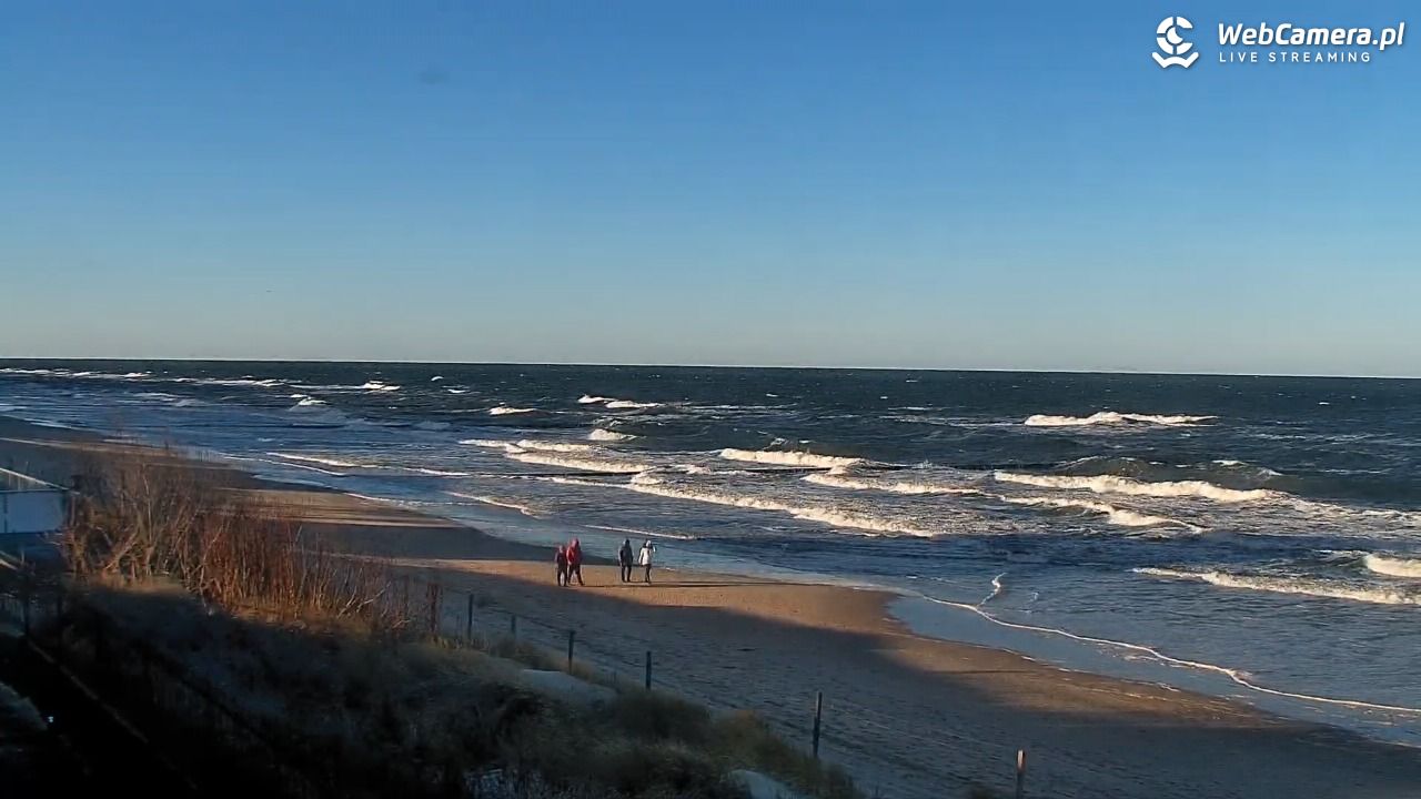 NIECHORZE - widok na plażę i morze - 28 grudzień 2025, 12:23