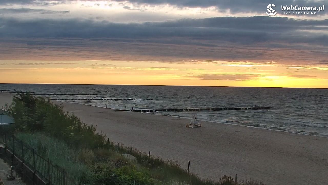NIECHORZE - widok na plażę i morze - 01 lipiec 2026, 20:34