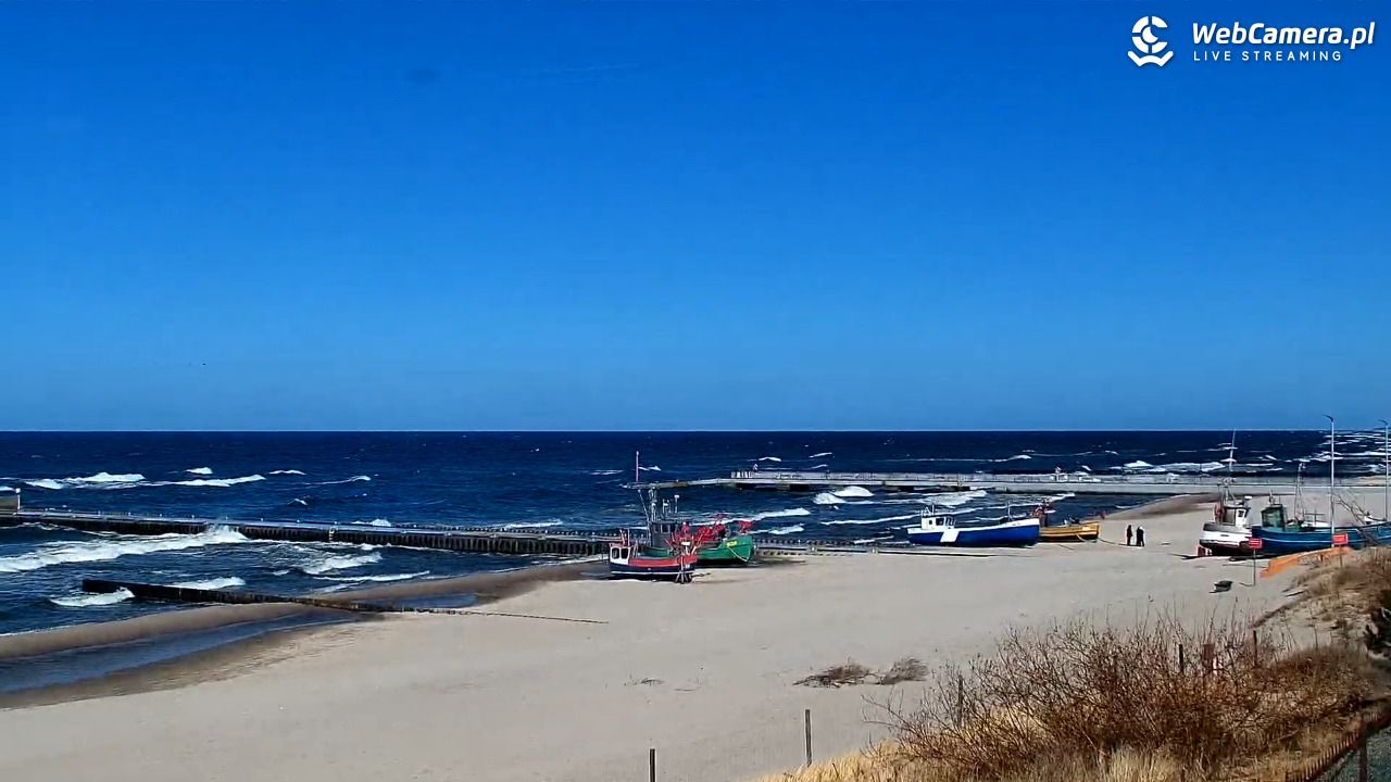 NIECHORZE - widok na plażę i morze - 04 kwiecień 2026, 15:00
