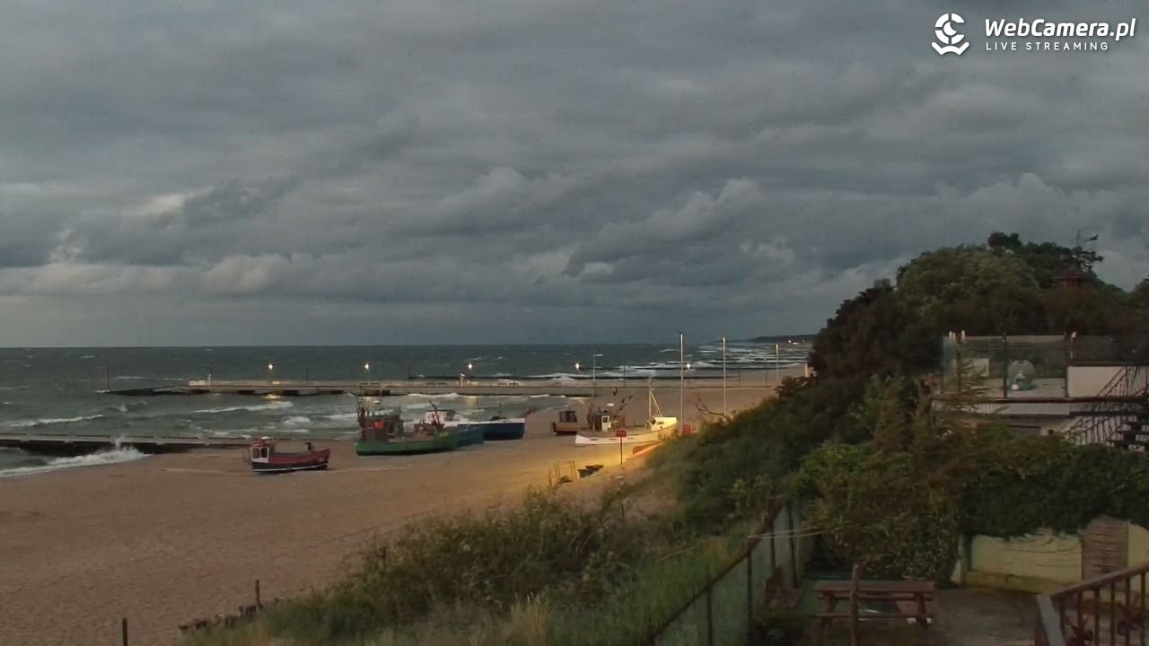 NIECHORZE - widok na plażę i morze - 02 lipiec 2026, 22:09
