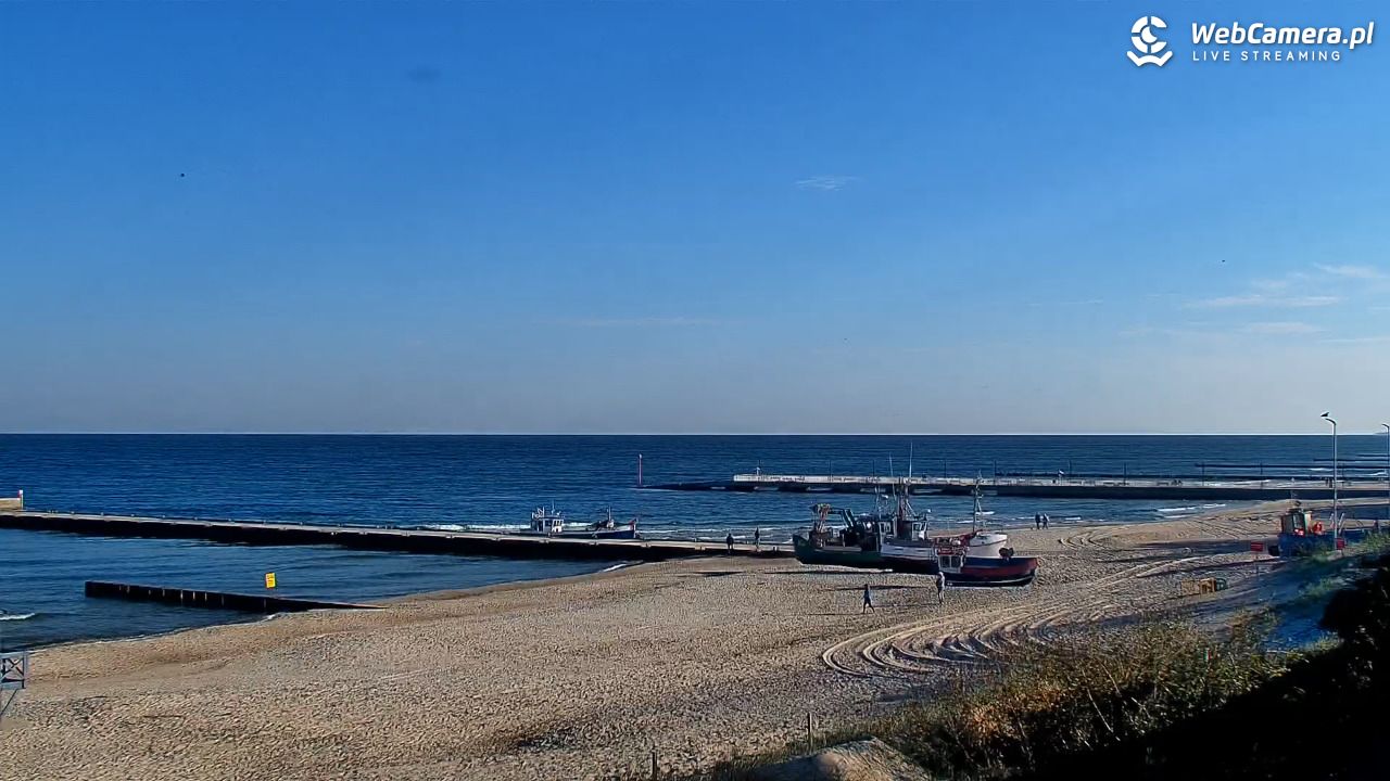 NIECHORZE - widok na plażę i morze - 01 październik 2026, 09:45