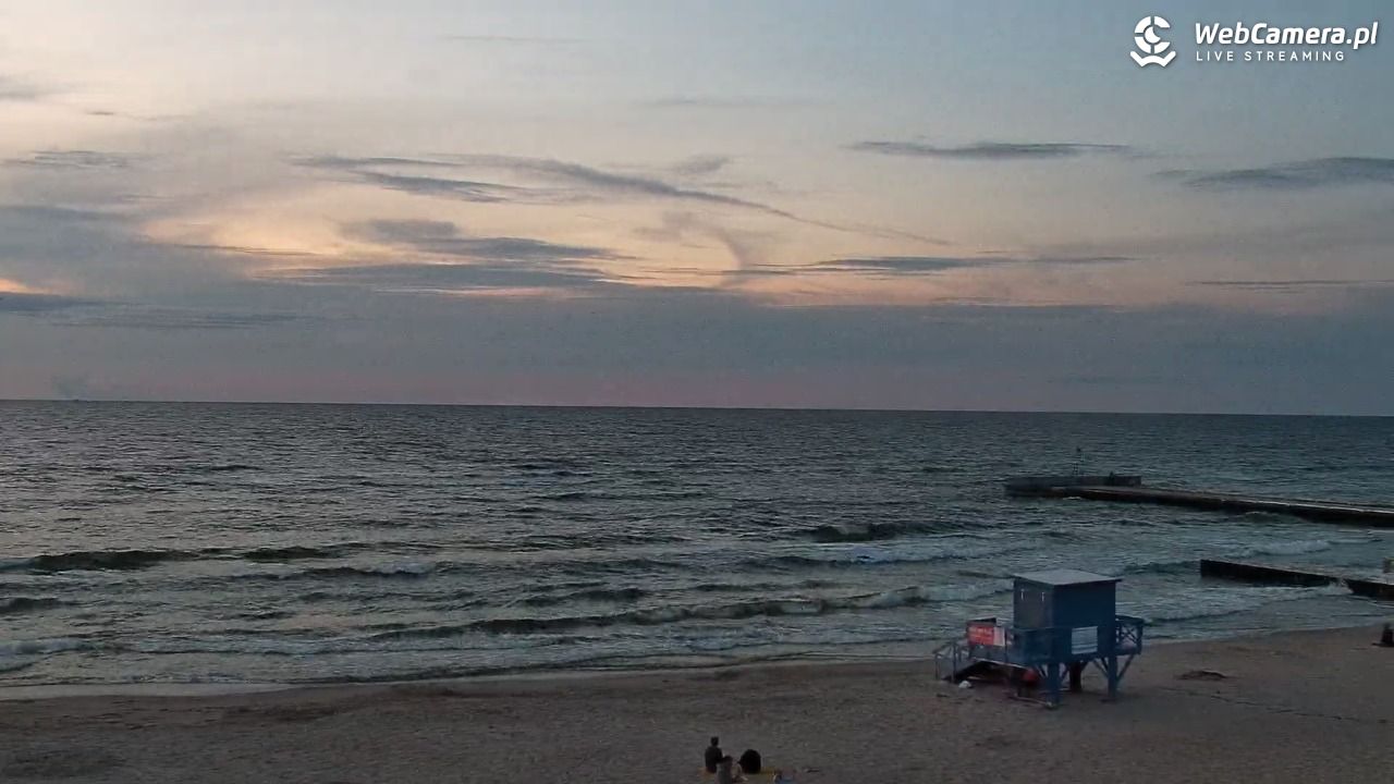 NIECHORZE - widok na plażę i morze - 16 sierpień 2026, 20:51