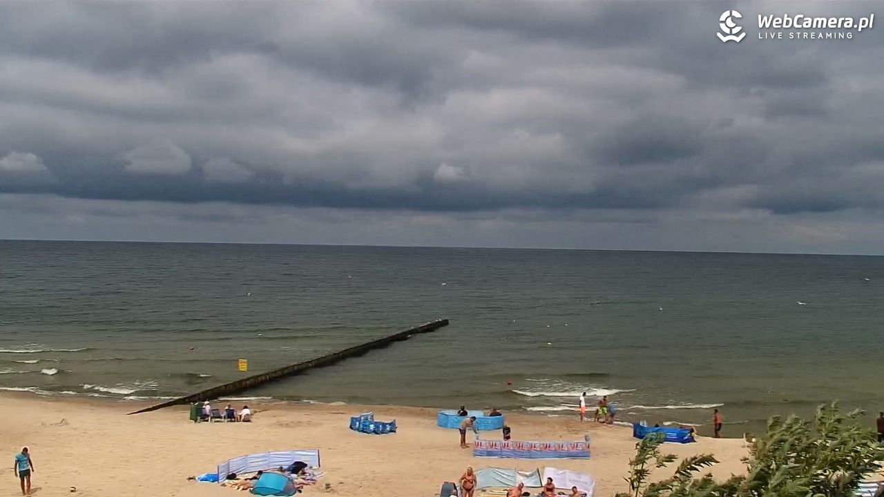 NIECHORZE - widok na plażę i morze - 01 sierpień 2025, 12:11