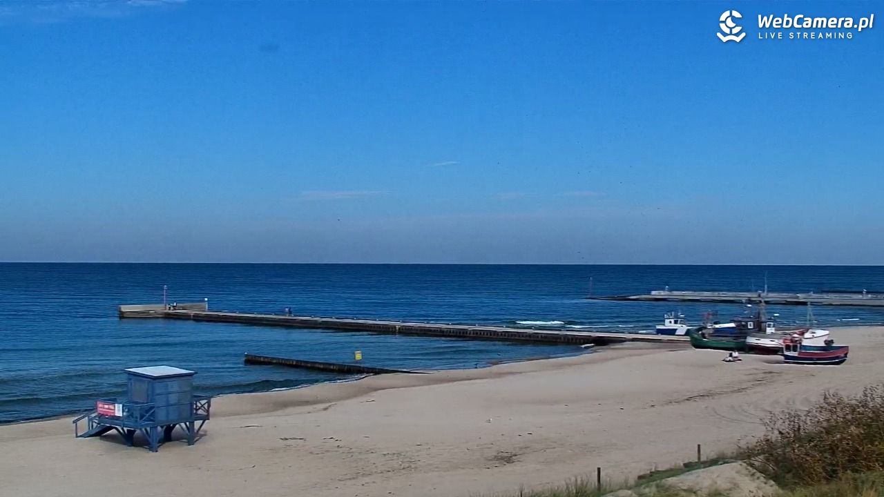 NIECHORZE - widok na plażę i morze - 01 październik 2026, 13:57