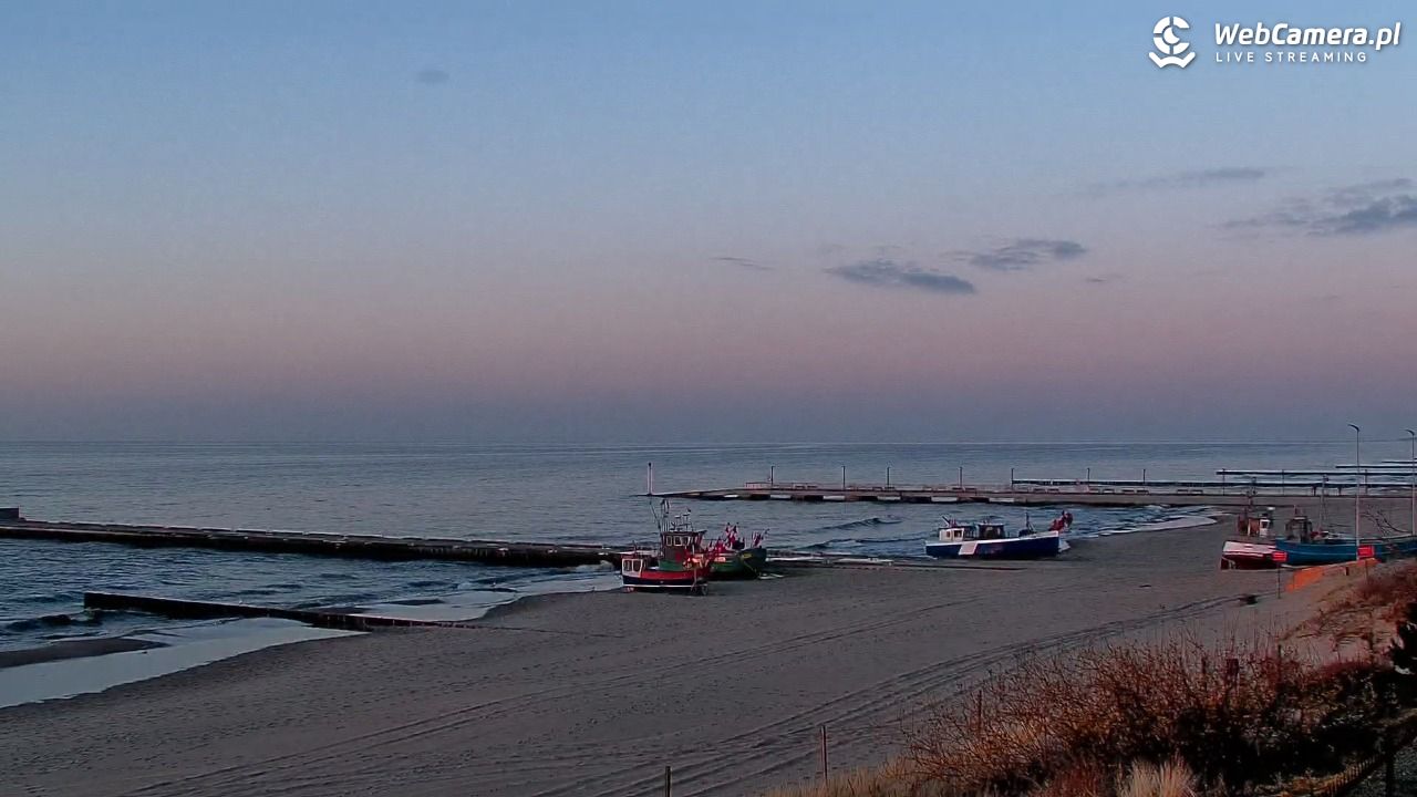 NIECHORZE - widok na plażę i morze - 31 marzec 2026, 19:30