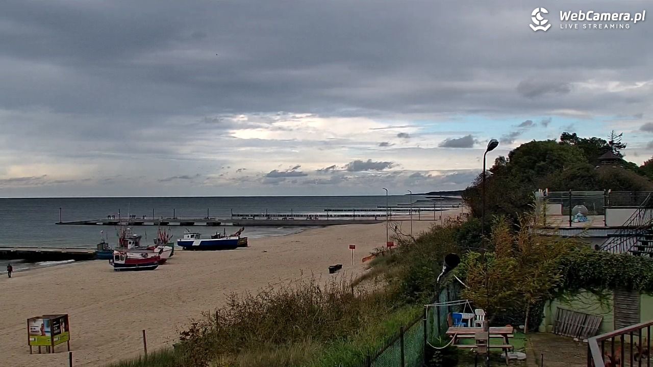 NIECHORZE - widok na plażę i morze - 15 wresień 2025, 14:37