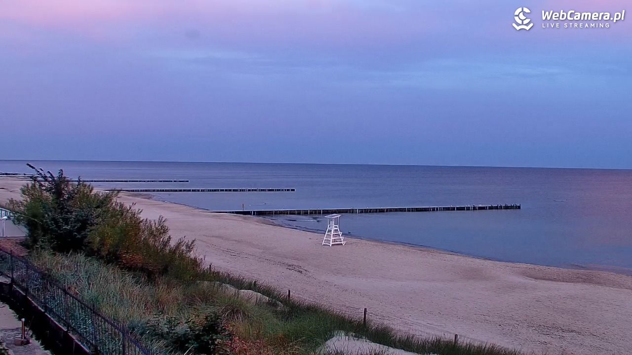 NIECHORZE - widok na plażę i morze - 29 wresień 2026, 06:57