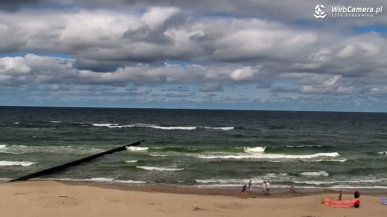 NIECHORZE - widok na plażę i morze - 16 sierpień 2026, 12:03
