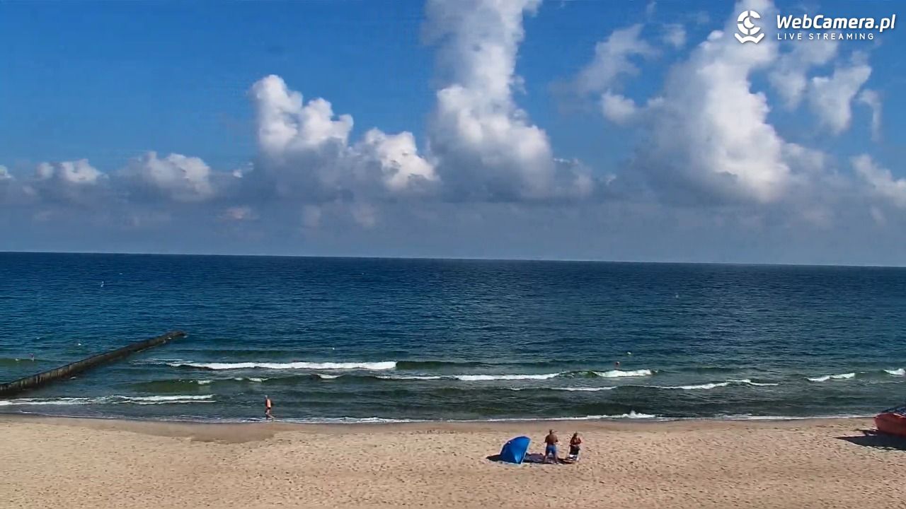 NIECHORZE - widok na plażę i morze - 02 lipiec 2026, 09:21