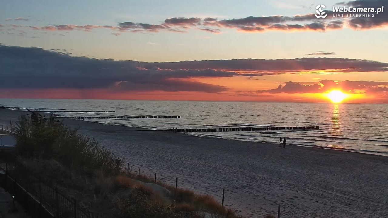 NIECHORZE - widok na plażę i morze - 16 maj 2026, 20:50