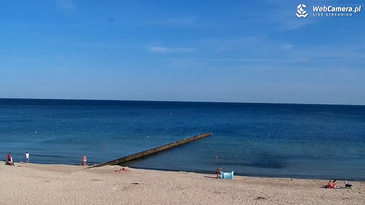NIECHORZE - widok na plażę i morze - 15 sierpień 2026, 09:06