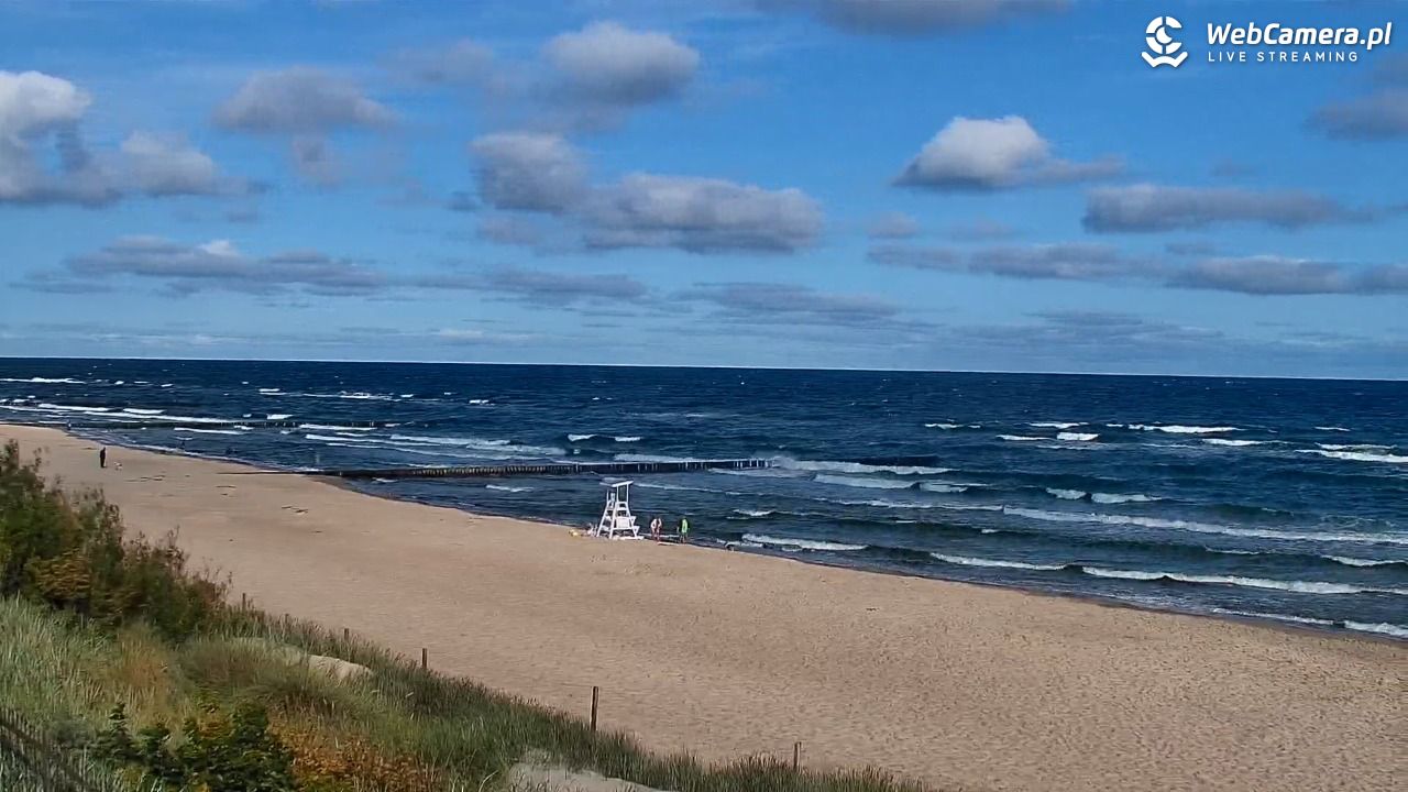 NIECHORZE - widok na plażę i morze - 16 sierpień 2026, 08:22