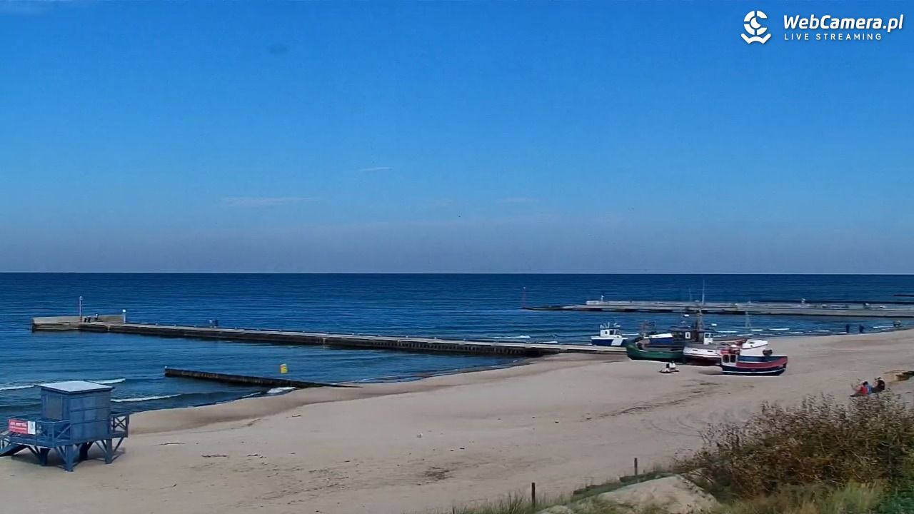 NIECHORZE - widok na plażę i morze - 01 październik 2026, 13:56