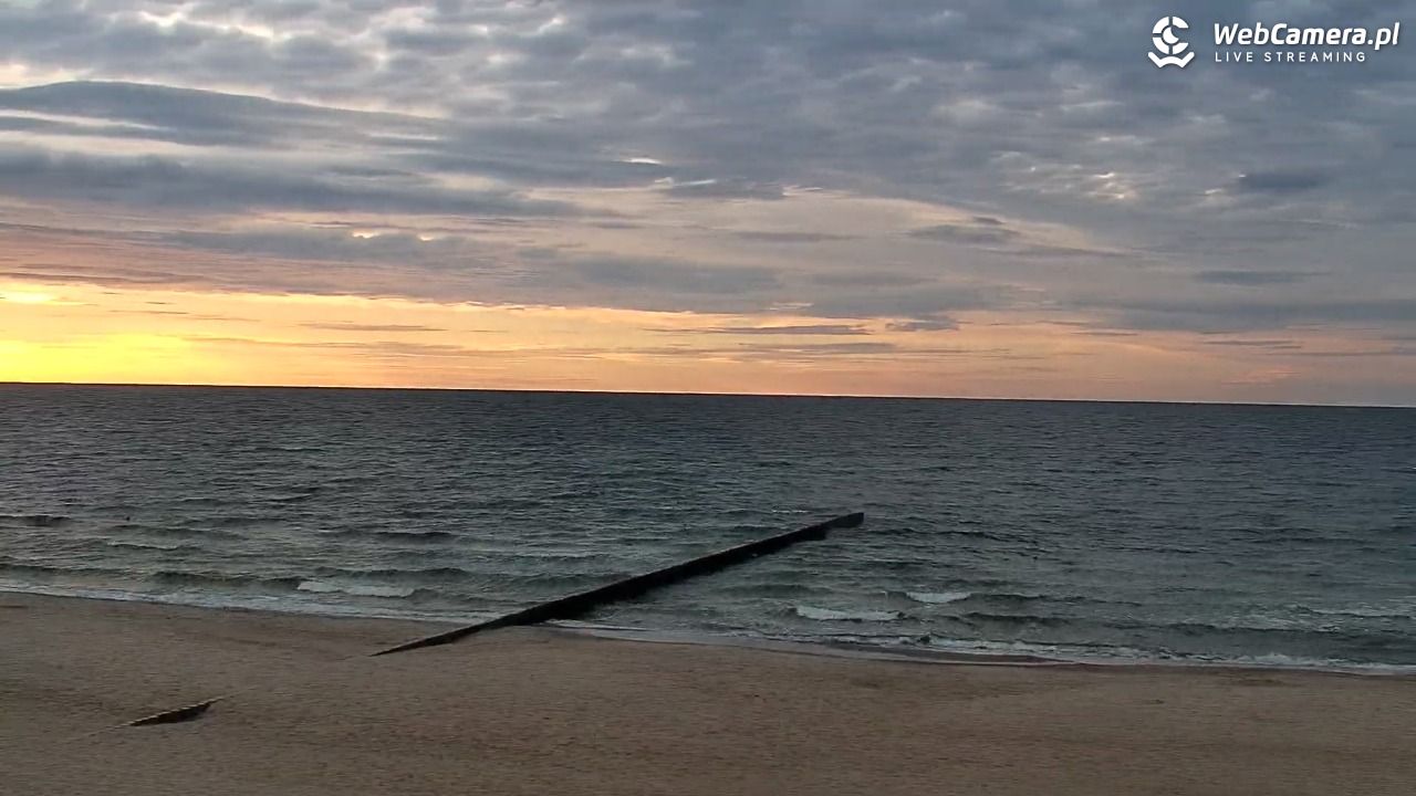 NIECHORZE - widok na plażę i morze - 01 lipiec 2026, 20:33