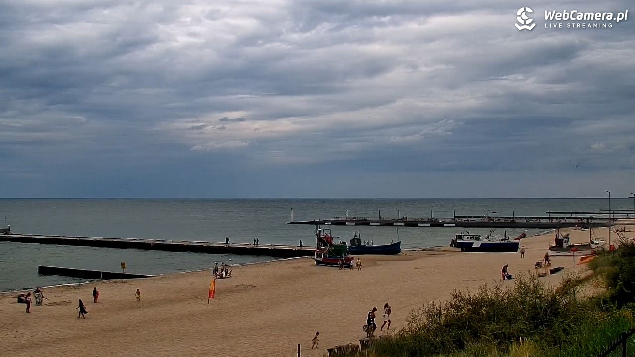 NIECHORZE - widok na plażę i morze - 02 lipiec 2026, 17:11