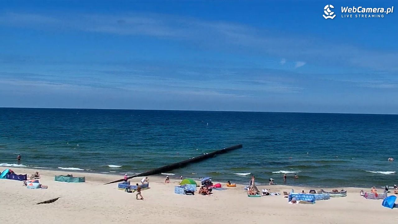 NIECHORZE - widok na plażę i morze - 02 lipiec 2026, 12:49