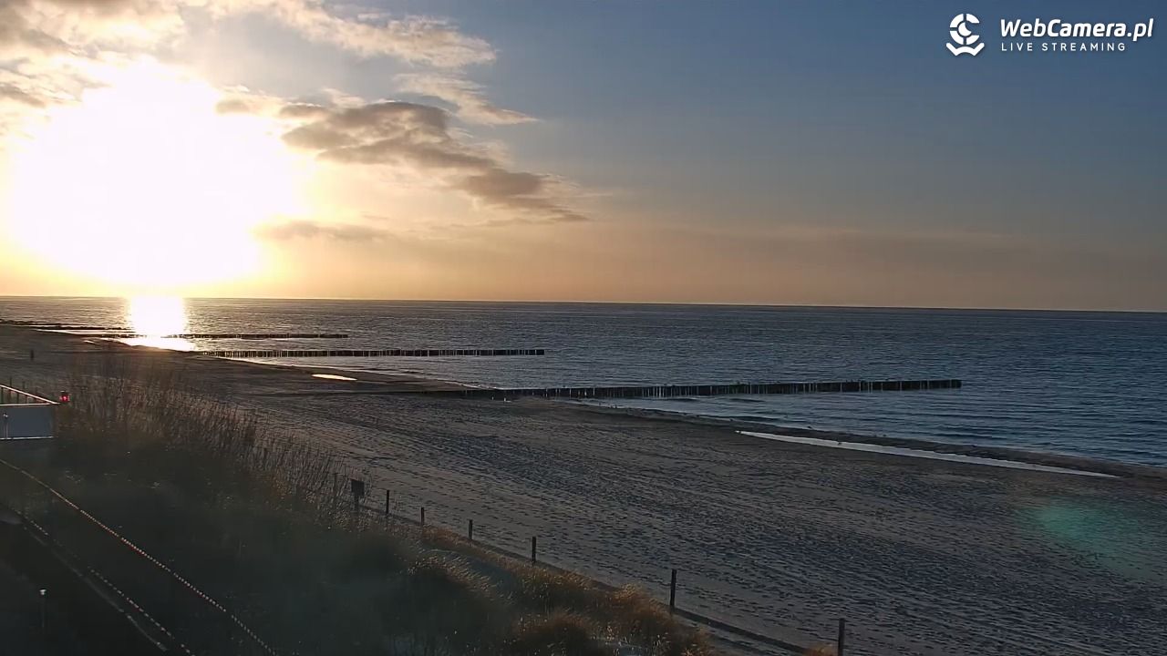 NIECHORZE - widok na plażę i morze - 29 marzec 2026, 18:54