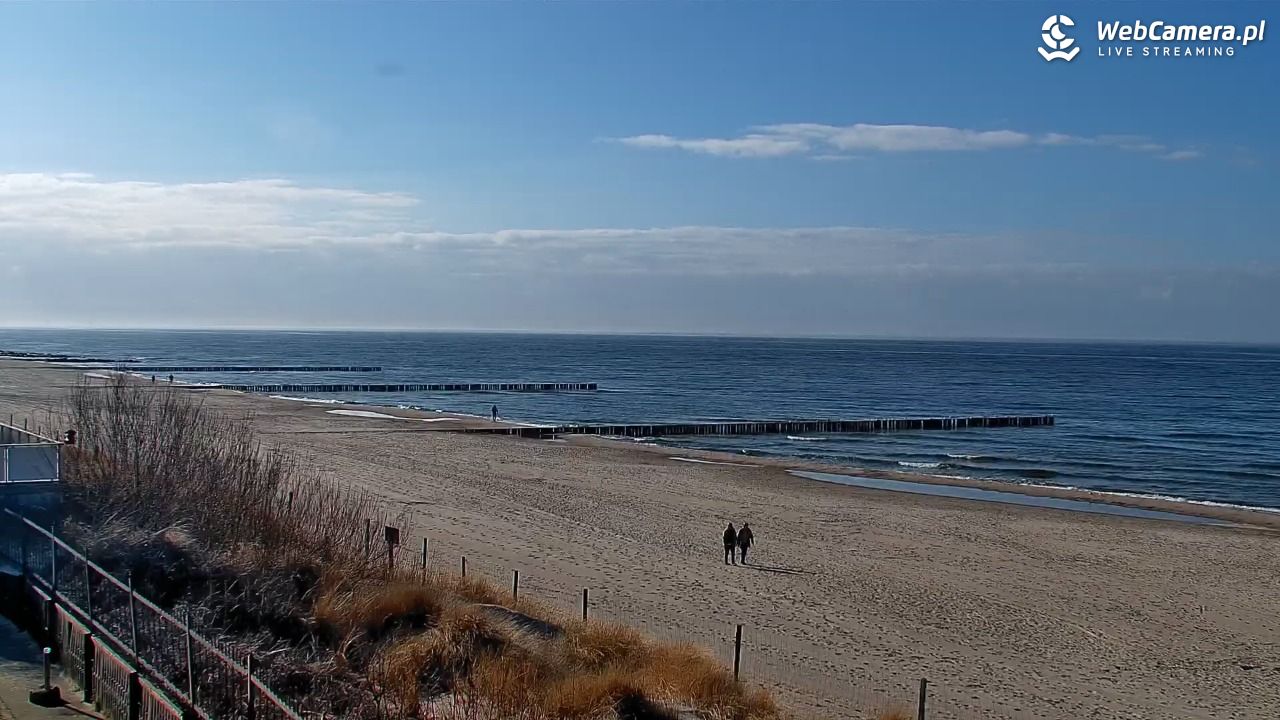 NIECHORZE - widok na plażę i morze - 29 marzec 2026, 16:20