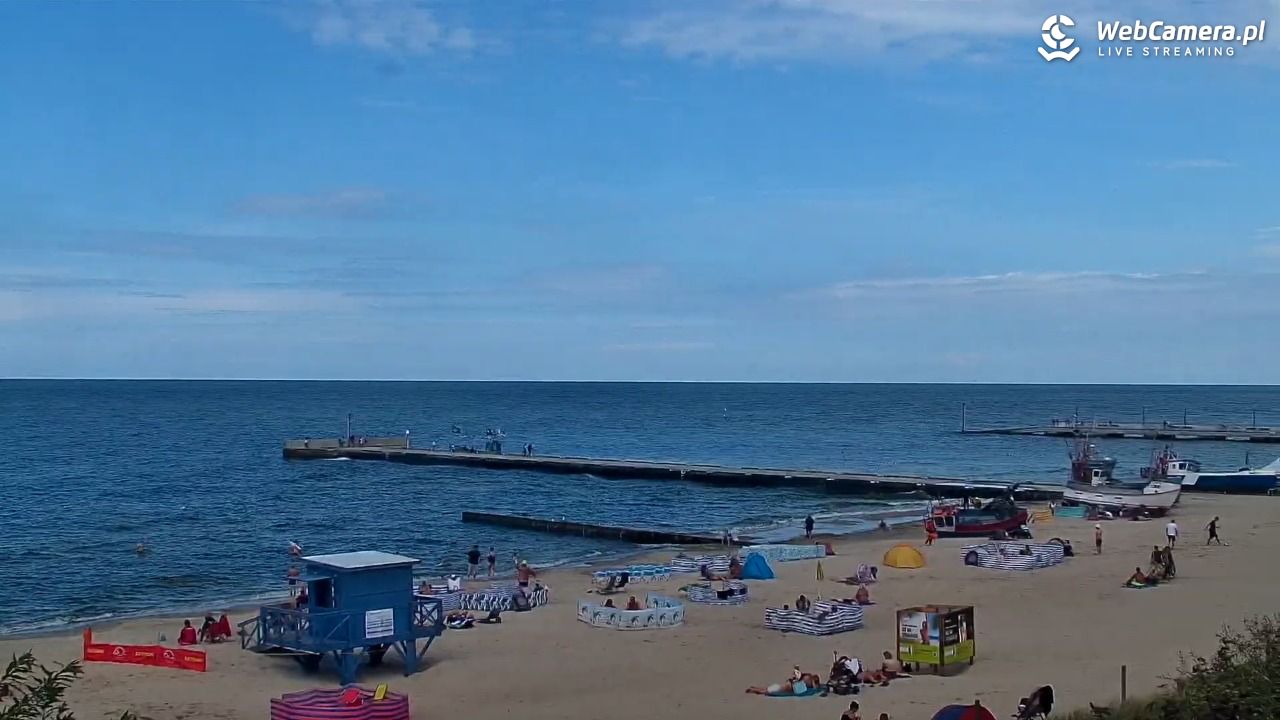 NIECHORZE - widok na plażę i morze - 01 sierpień 2025, 14:27