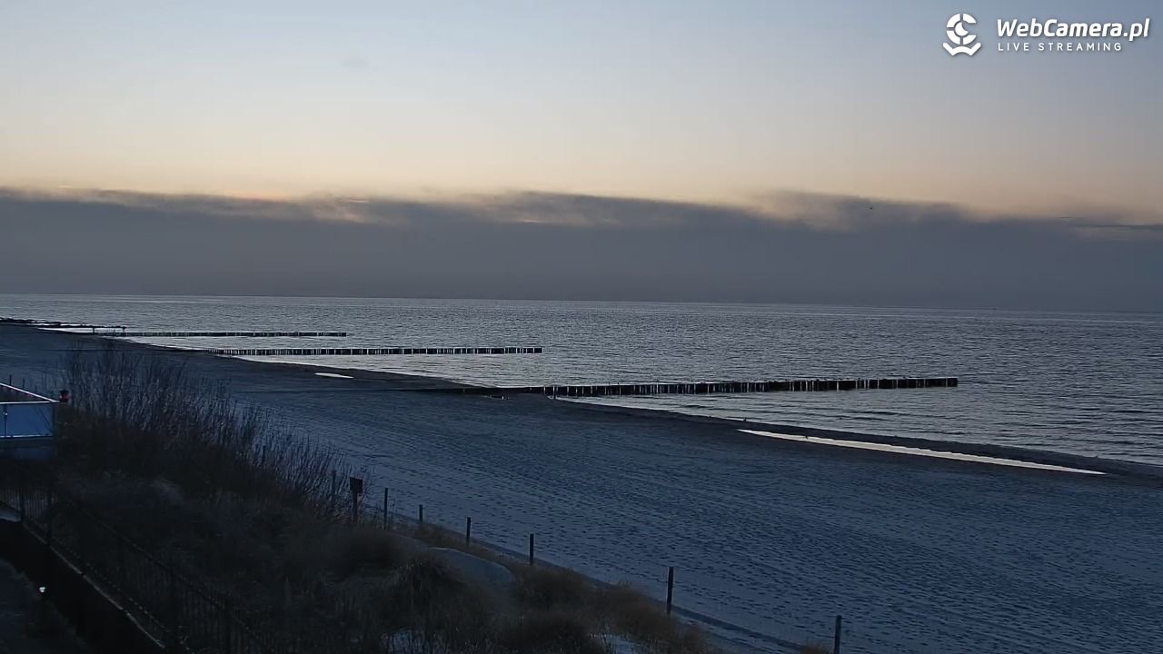 NIECHORZE - widok na plażę i morze - 29 marzec 2026, 19:31