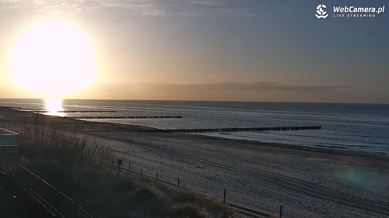 NIECHORZE - widok na plażę i morze - 30 marzec 2026, 18:52